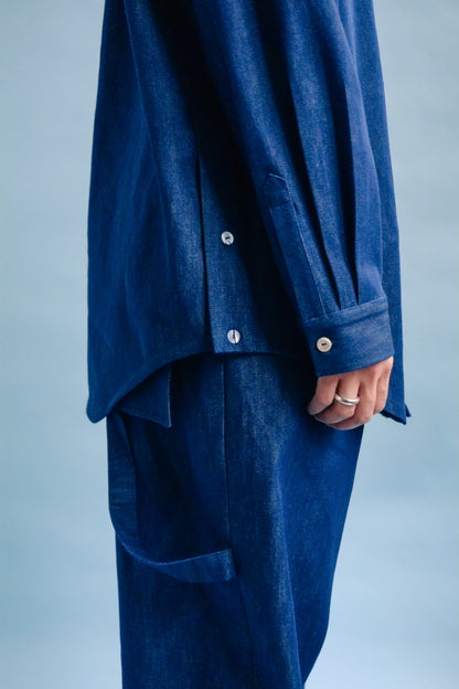 Oversized Placket Shirt