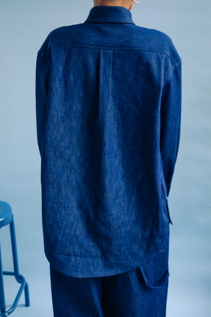 Oversized Placket Shirt